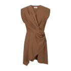 Aaiko dress Leny tencel ten hazelnut