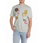 Replay m3040 23814n t-shirt light mint melange