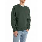 Replay felpa sweatshirt bottle green