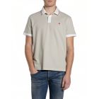 Replay polo m3435 23966 taupe