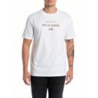 Replay t-shirt white m6925 23608p-001