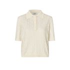 Modstrom agnesmd s/s polo vanilla cream