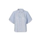 Modstrom augustamd shirt blue brown stripe