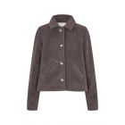 Modstrom justymd short jacket seal brown