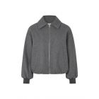 Modstrom ommimd jacket dark grey melange
