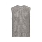 Modström timme vest spencer light grey melange