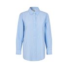 Modstrom viggemd stripe shirt blue en white