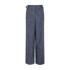 Aaiko nore buttons denim vis trousers nightblue