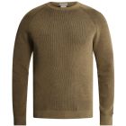 Cast Iron Crewneck regular fit soft blend Walnut