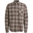 Cast Iron l/s shirt mouline check toadstool