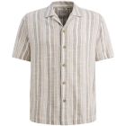 Cast Iron s/s shirt slub twill stripe aluminum