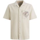 Cast Iron Short Sleeve Shirt Yarn dye struct Rock