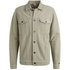 Cast Iron button jacket twill sweat seagrass