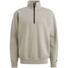 Cast Iron half zip collar regular fit drizzle