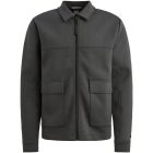 Cast Iron zip jacket regular fit black sand