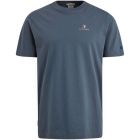 Cast Iron r-neck regular fit single jersey blauw