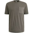 Cast iron s/s r-neck waffle granite gray