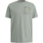 Cast iron ss r-neck single jersey slate