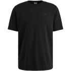 Cast Iron short sleeve r-neck regular fit in black