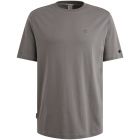 Cast Iron s/s r-neck regular fit in granite gray