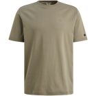 Cast Iron ss r-neck regular fit in vetiver