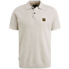 Pme legend short sleeve polo cotton bone white mel