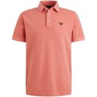 PME legend sleeve polo pique garment dye rose