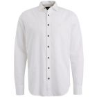Pme legend l/s shirt cotton linen bright white