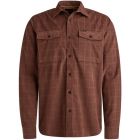 PME-Legend long sleeve shirt fine corduroy marron