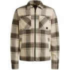 PME-Legend l/s shirt heavy big check bone white