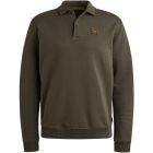PME-Legend half button collar cross fleece beluga
