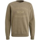 PME-Legend crewneck peach fleece gd dusky green