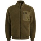 PME-Legend zip jacket sherpa dusky green