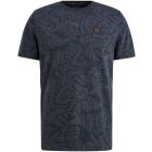 Pme legend s/s r-neck slub jersey tshirt aop salut