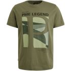 PME legend s/s r-neck single jersey deep lichen gr