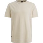 PME-Legend s/s r-neck jacquard strip bone white