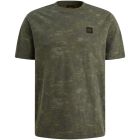 PME-Legend Short sleeve r-neck aop cotton slu Thym