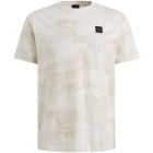 PME-Legend Short sleeve r-neck single jersey Egret