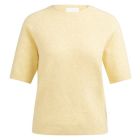 YAYA Zachte trui met korte mouwen reed yellow mela