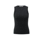 YAYA Tanktop met glinsterdetails black