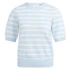 YAYA Trui met streeppatroon ice blue dessin