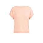 YAYA Top met contrasterende boorden peach palazzo 
