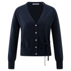 YAYA Vest met taillestrik inkwell blue