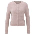 YAYA Vest subtiele boorddetails shadow gray pink
