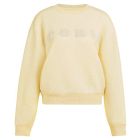 YAYA Sweater met artwork reed yellow melange