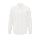 YAYA Poplin shirt with bows blanc de blanc white