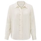 YAYA Striped shirt with tack detail summer sand de