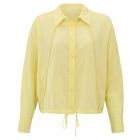 YAYA Blouse with stitching details lemon grass yel