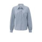 YAYA Gestreepte blouse vintage blue dessin