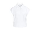 YAYA Jersey blouse with darts pure white